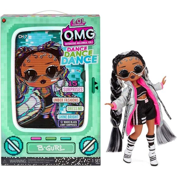 LOL Surprise OMG Dance Dance Dance B-Gurl Fashion Doll w/ 15 Surprises Gift - Picture 1 of 5